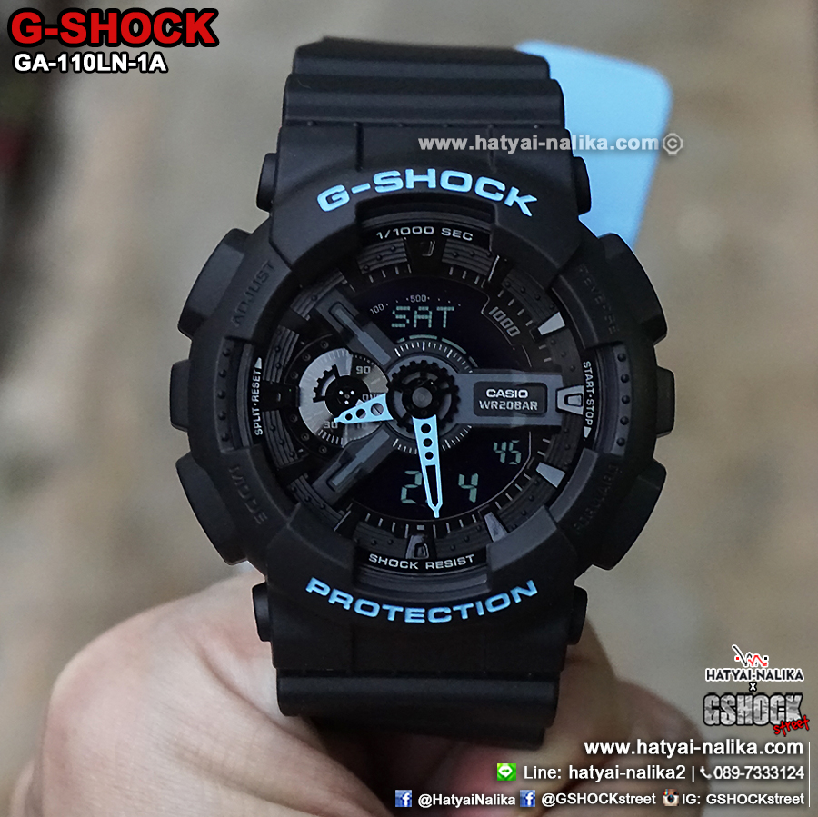 นาฬิกา Casio G-Shock GA-110LN Layered Neon colors series รุ่น GA-110LN-1A ของแท้ รับประกัน1ปี