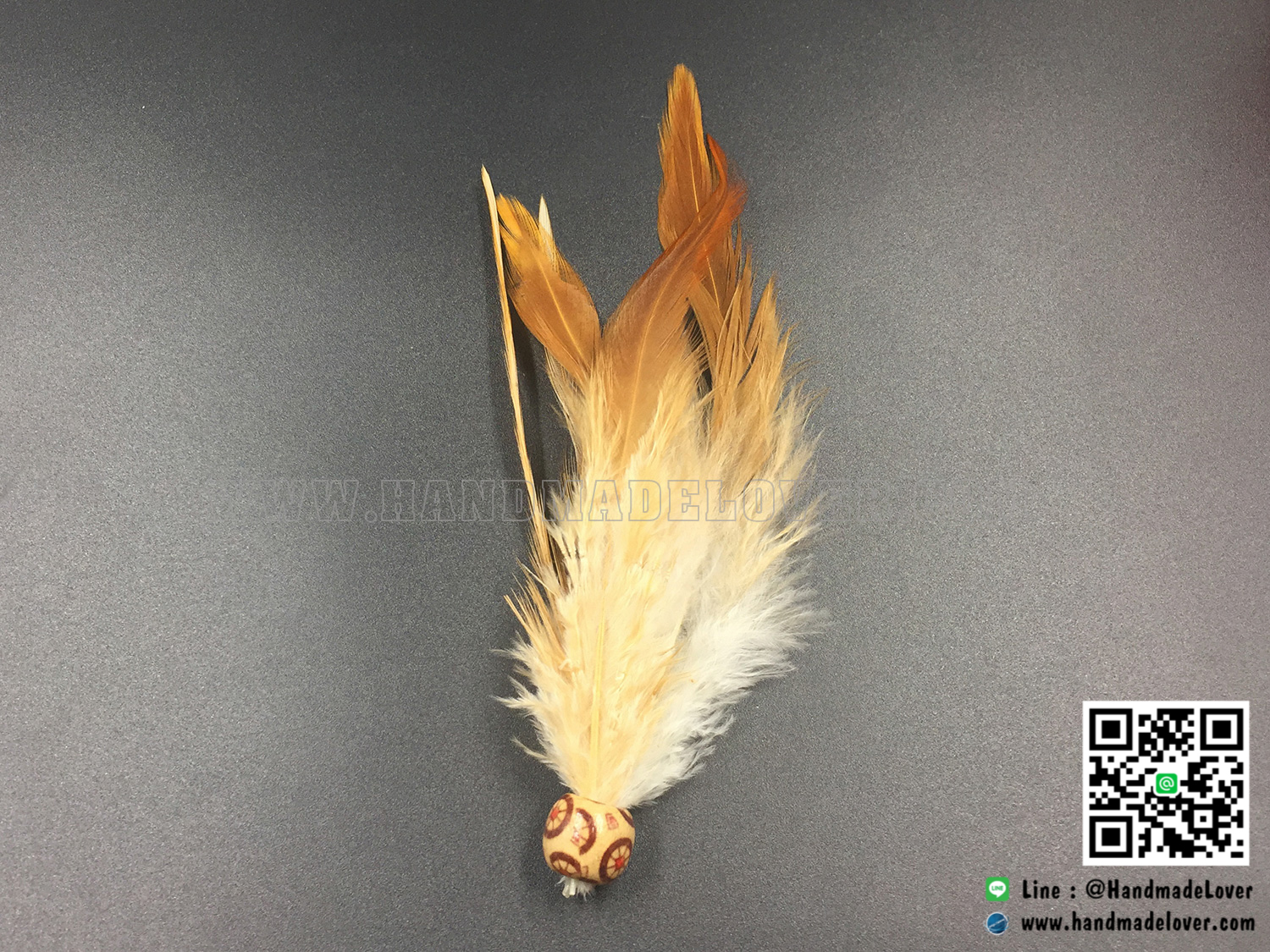 ขนนก คละไซต์ แพ็ค 20 ก้าน (ไม่รวมลูกปัด)