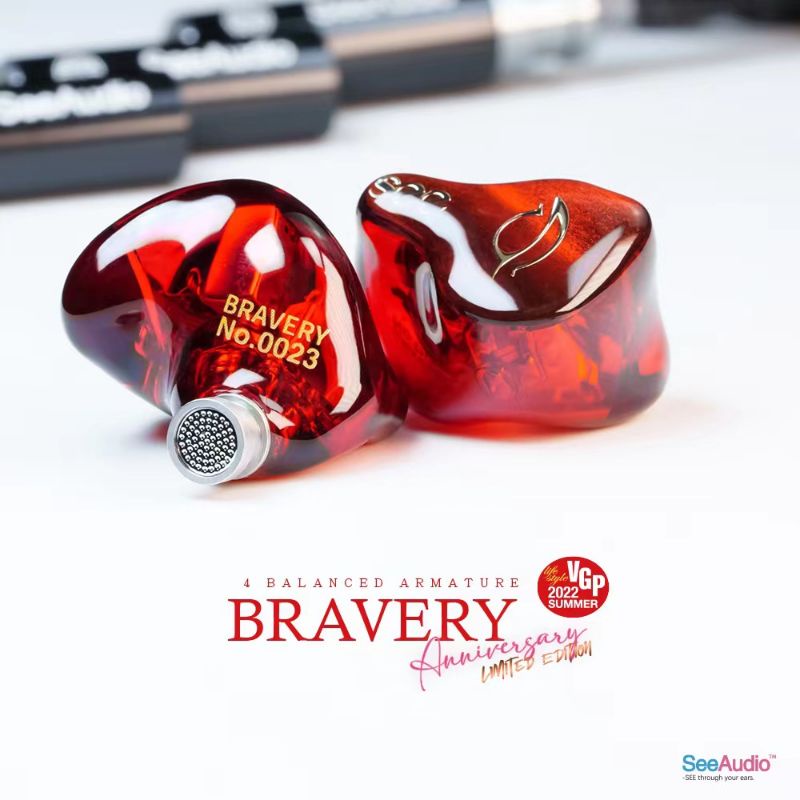 See Audio Bravery Limited หูฟังอินเอียร์มอนิเตอร์ 4 ไดรเวอร์ รุ่นพิเศษ ประกันศูนย์ไทย