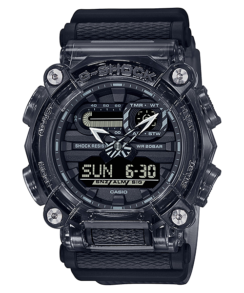 นาฬิกา Casio G-Shock Special Color Skeleton Grey & White series รุ่น GA-900SKE-8A ของแท้ รับประกัน1ปี