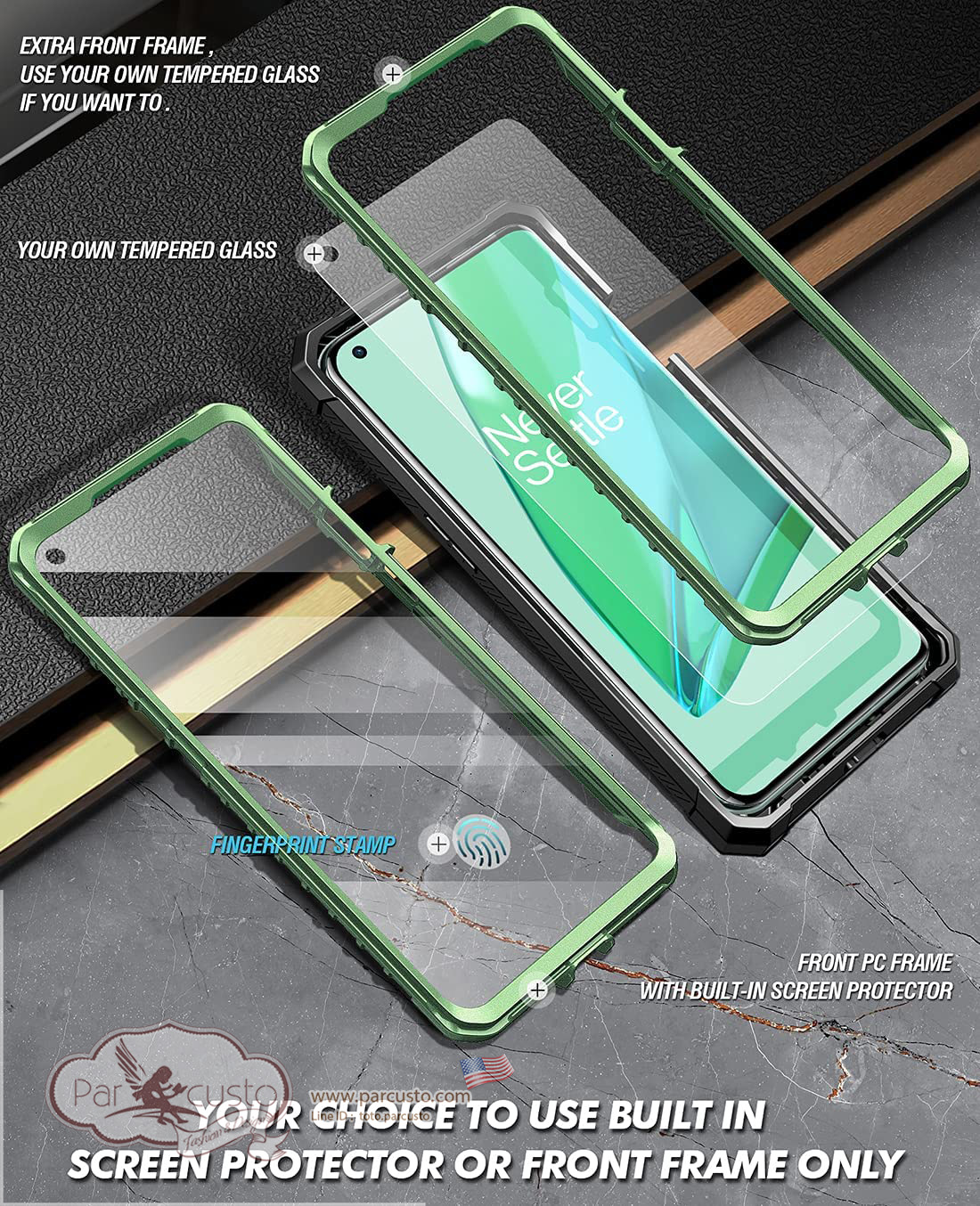 เคสกันกระแทก OnePlus 9 Pro 5G [Spartan Series] จาก Poetic [Pre-order USA]