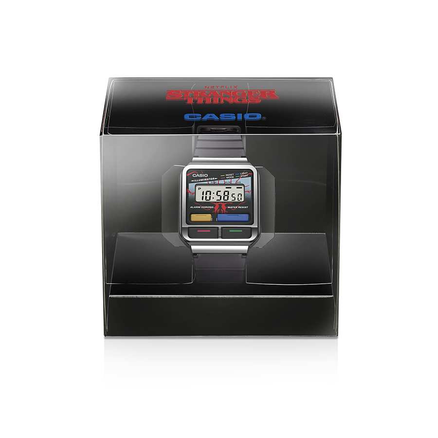 นาฬิกา Casio DIGITAL Vintage STRANGER THINGS COLLABORATION รุ่น A120WEST-1A ของแท้ รับประกัน1ปี