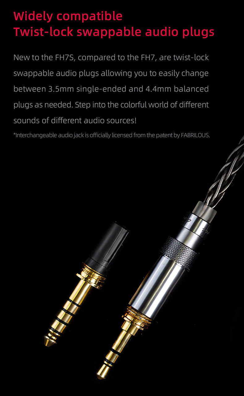 FiiO FH7S หูฟังแบบ 4BA Knowles และ 1Dynamic ขนาด13.6mm รองรับ Hires ประกันศูนย์ไทย