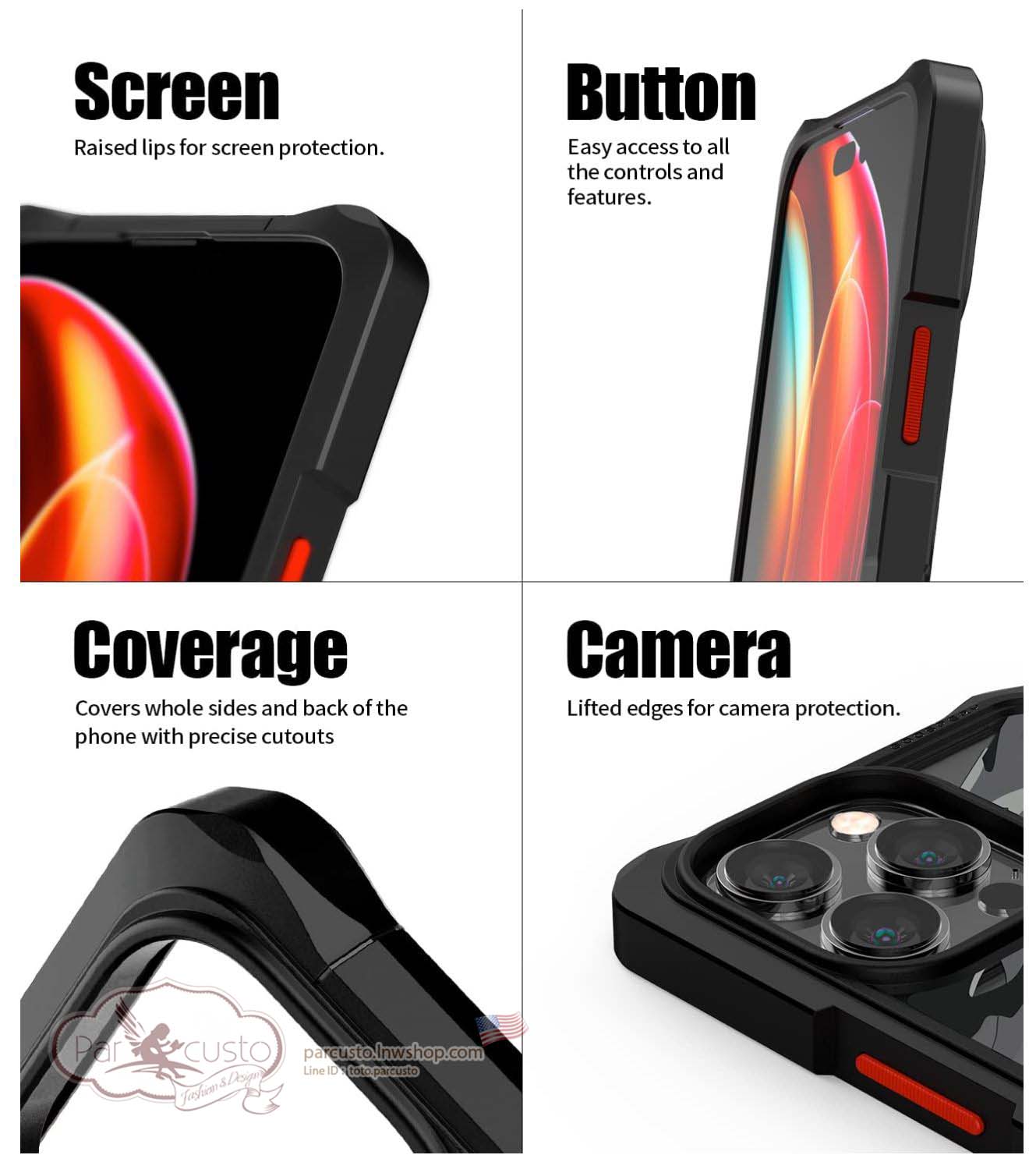 เคสกันกระแทก Apple iPhone 14 Pro Max [Military Collection] จาก GOOSPERY (Pre-order USA)