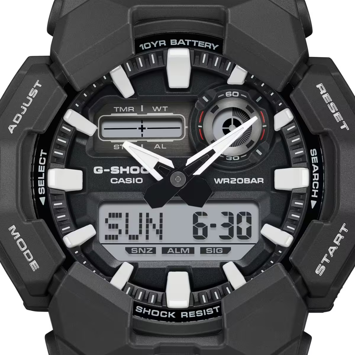 นาฬิกา Casio G-Shock ANALOG-DIGITAL GA-010 series รุ่น GA-010-1A ของแท้ รับประกัน1ปี