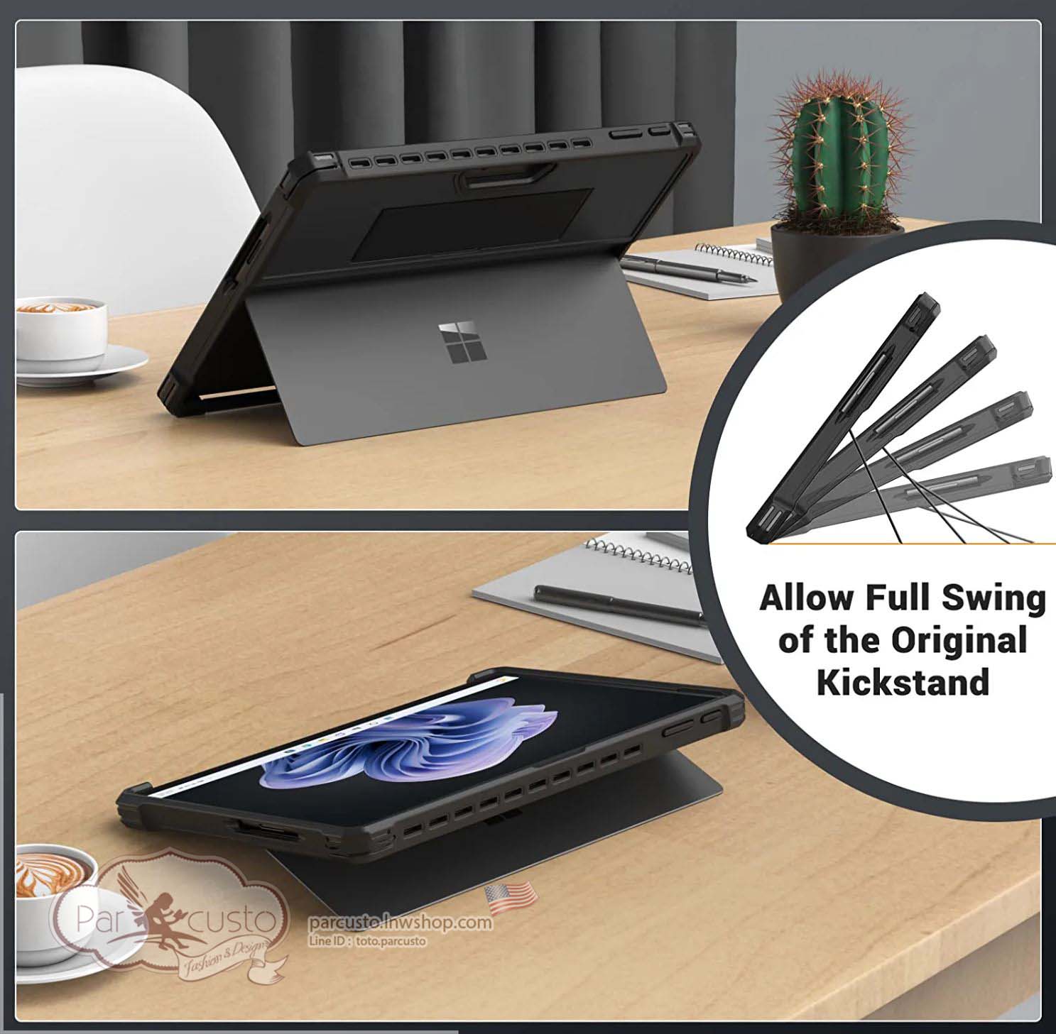 เคสกันกระแทก Microsoft Surface Pro 9 / Pro 9 5G 13-Inch 2022จาก MoKo [Pre-order USA]