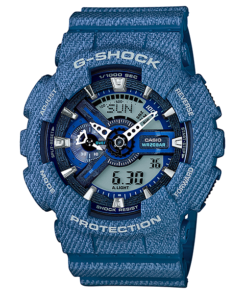 นาฬิกา Casio G-Shock ลายยีนส์ Limited Denim Color series รุ่น GA-110DC-2A (สี Blue Jean) ของแท้ รับประกัน 1 ปี