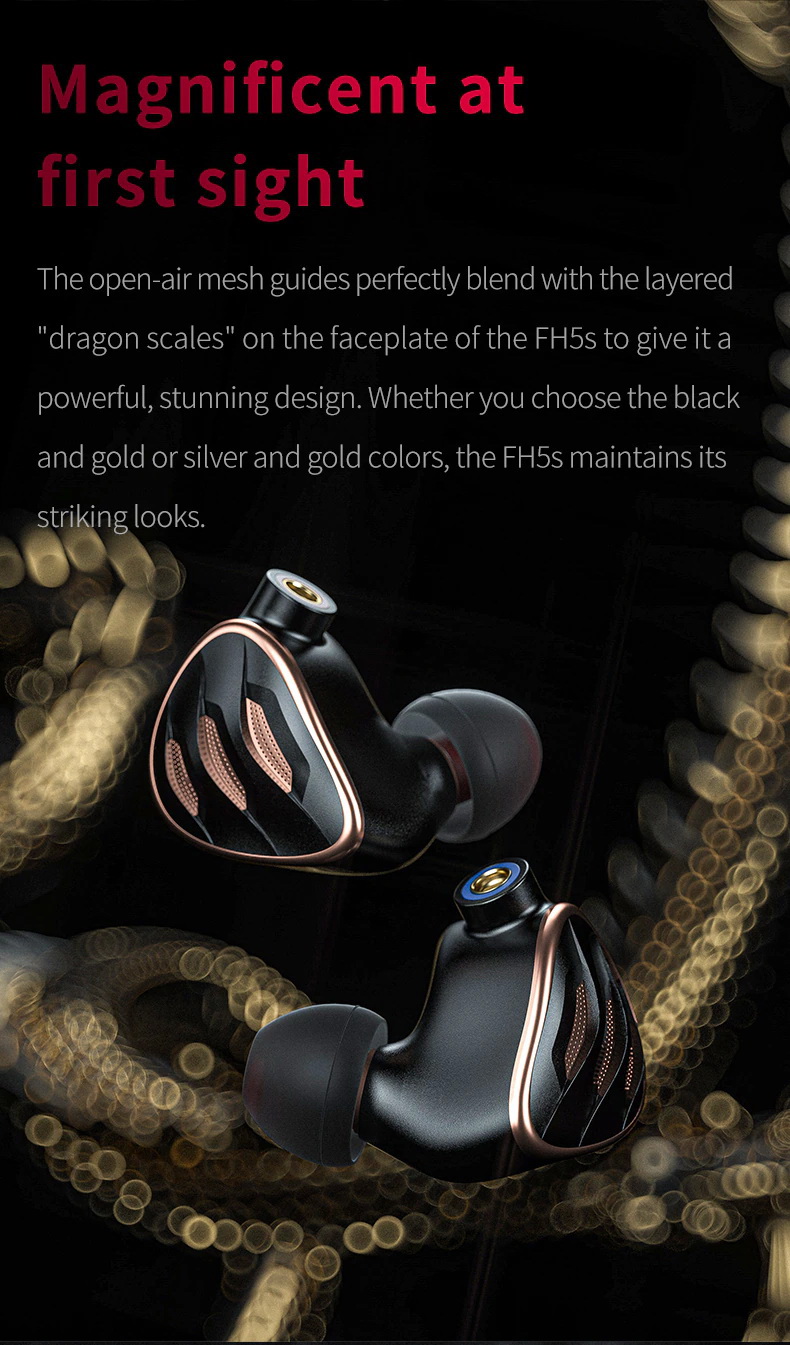 ขาย FiiO FH5S PRO หูฟัง 4 ไดรเวอร์ 2DD+2BA ประกันศูนย์ไทย