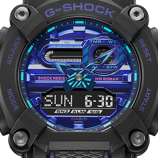 นาฬิกา Casio G-Shock Special Color Virtual Blue series รุ่น GA-900VB-1A ของแท้ รับประกัน1ปี