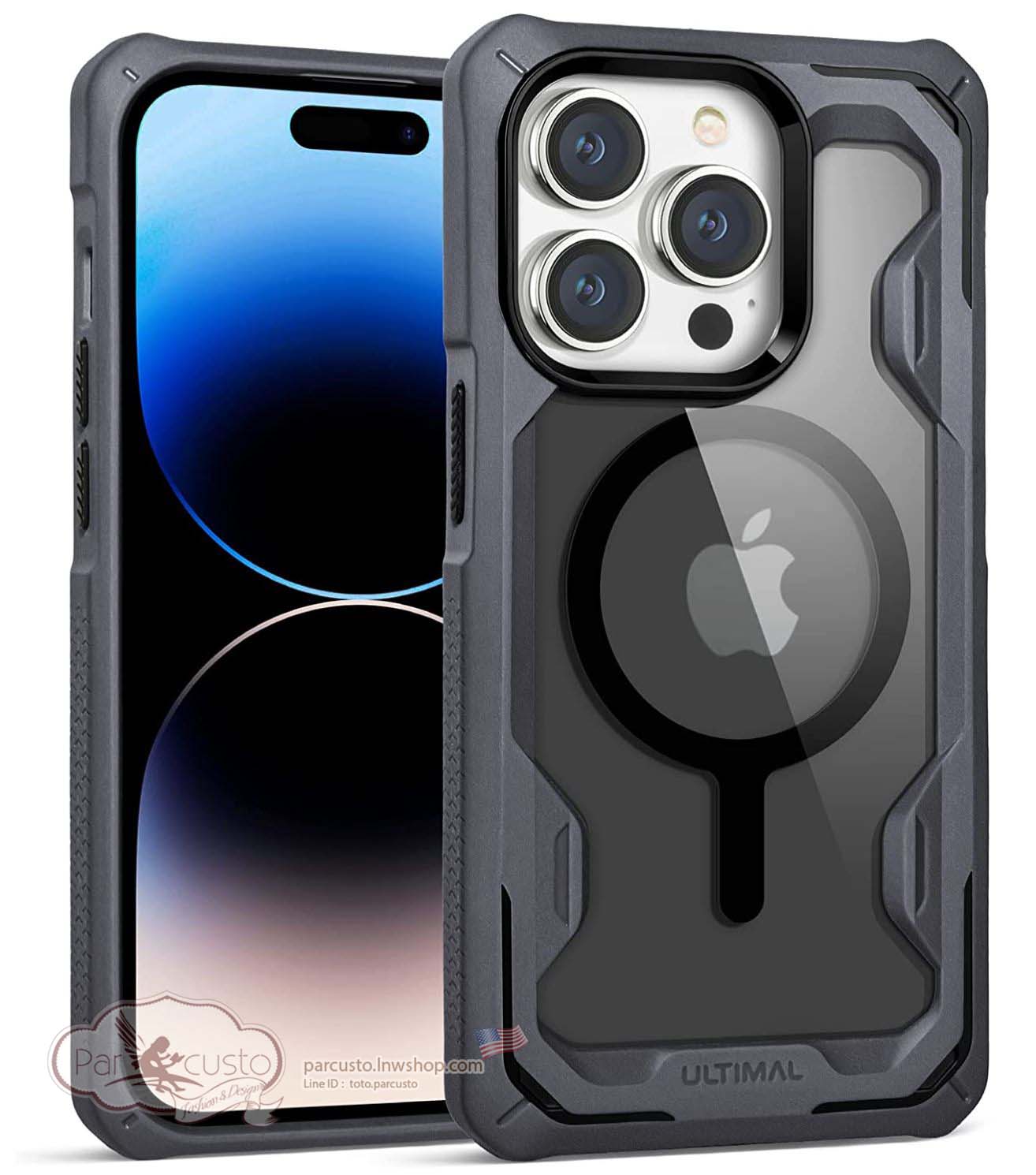 เคสกันกระแทก Apple iPhone 14 Pro Max [Rugged Military] จาก ULTIMAL (Pre-order USA)