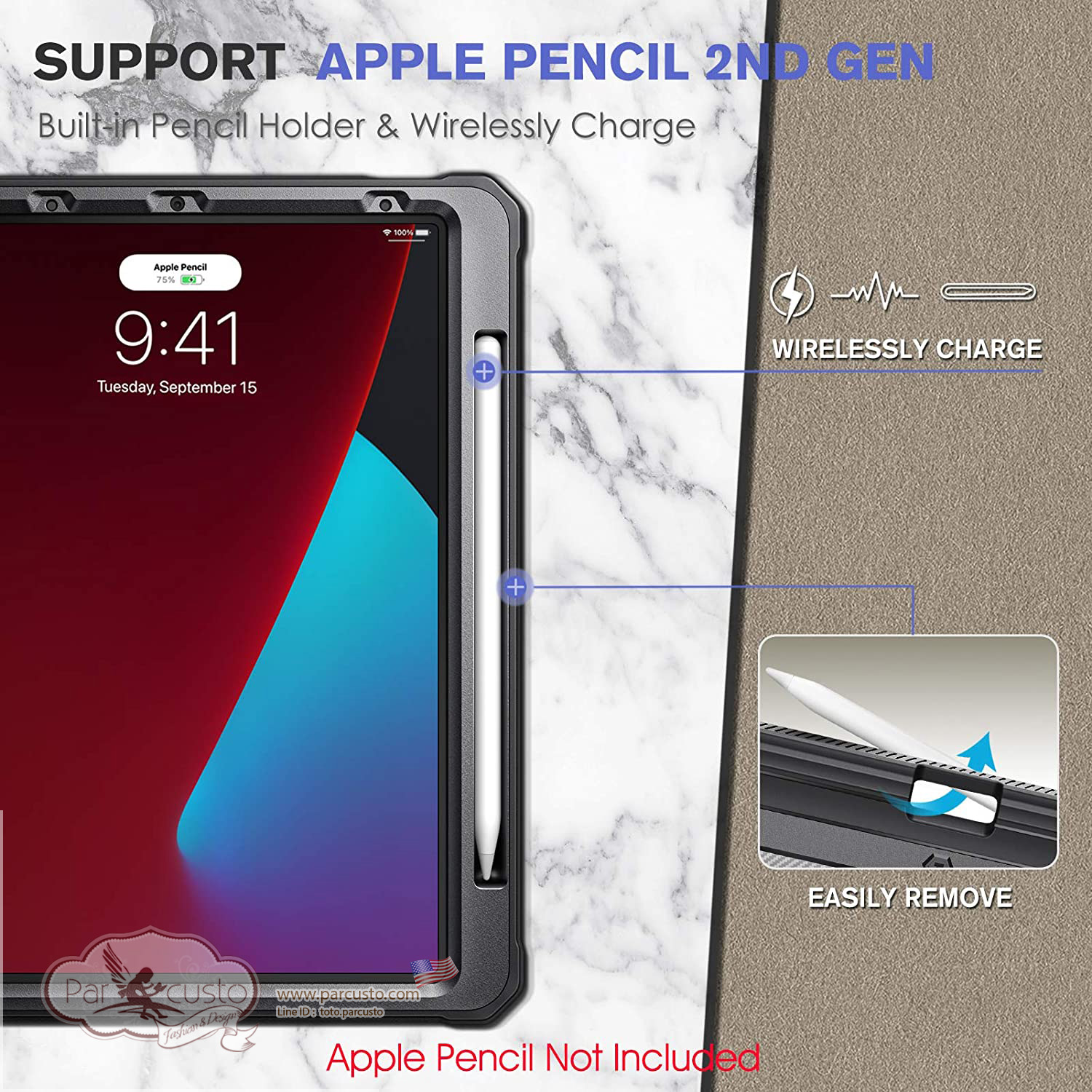 เคสกันกระแทก iPad Air 4th Generation 10.9 Inch 2020 [TUATARA] จาก Fintie [Pre-order USA]