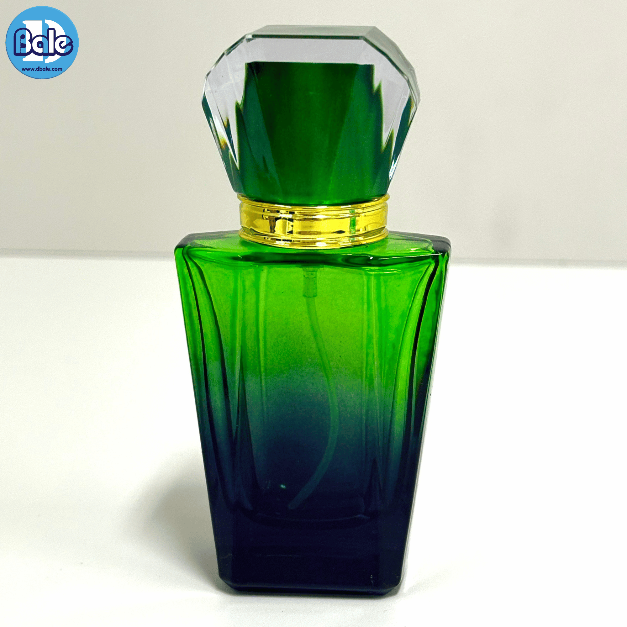 jpf187 30ml. ขวดแก้วน้ำหอมทรงเพชร สีน้ำเงิน, ม่วง, แดง, ส้ม, เขียว, ชมพู