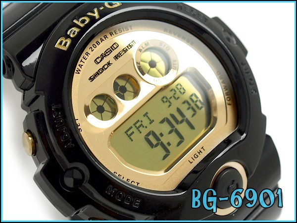 นาฬิกา คาสิโอ Casio Baby-G 200-meter water resistance รุ่น BG-6901-1