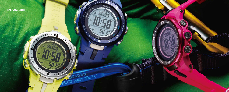 นาฬิกา คาสิโอ Casio PRO TREK รุ่น PRW-3000-2B