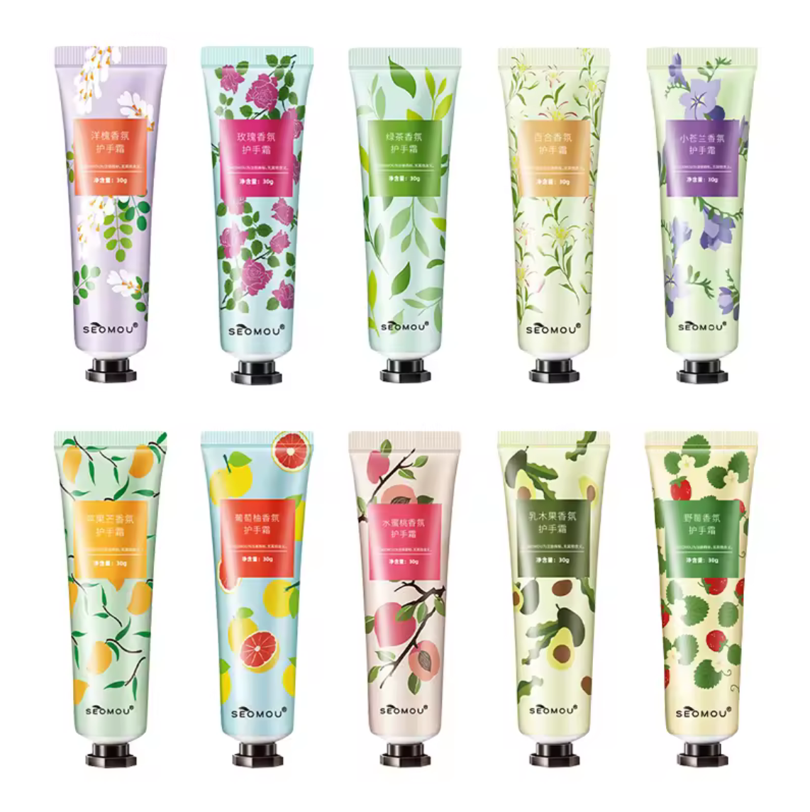 SEOMOU ครีมทามือ ครีมบำรุงมือ หอมละมุน สกัดจากธรรมชาติ ขนาด30ml โลชั่นทามือ แฮนด์ครีม hand cream