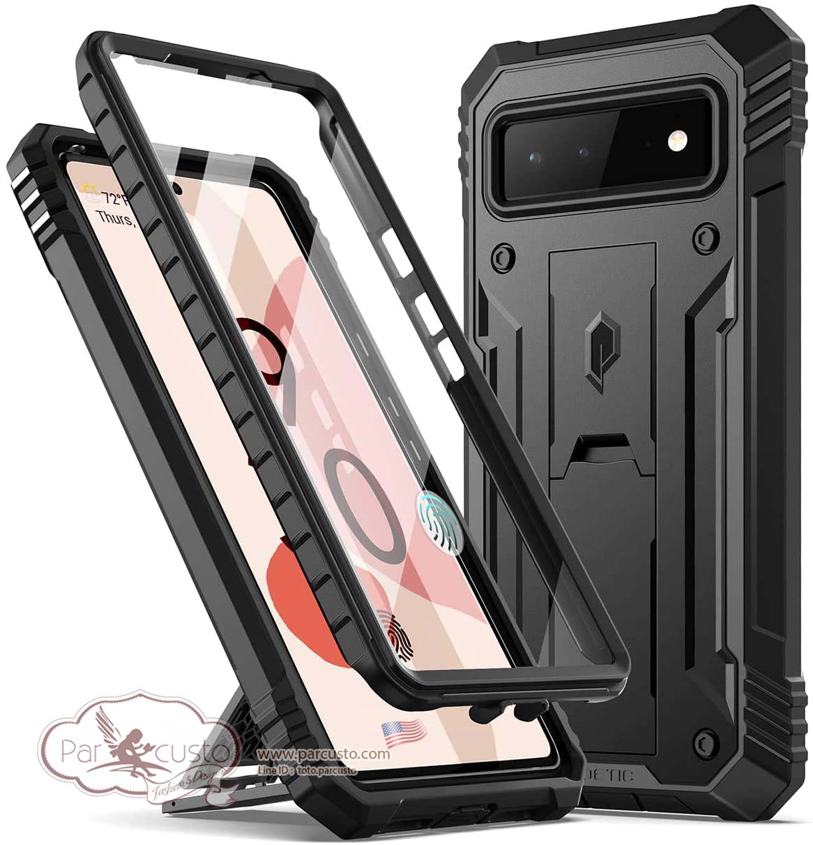 เคสกันกระแทก Google Pixel 6 [Revolution] จาก Poetic (Pre-order USA)