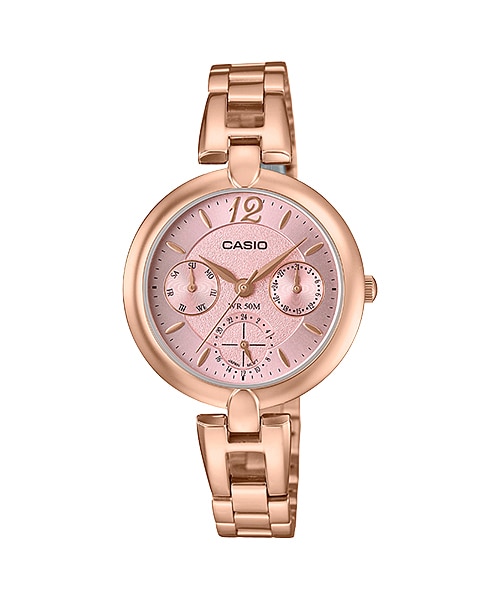 นาฬิกา Casio STANDARD Analog-Ladies' รุ่น LTP-E401PG-4AV ของแท้ รับประกัน 1 ปี