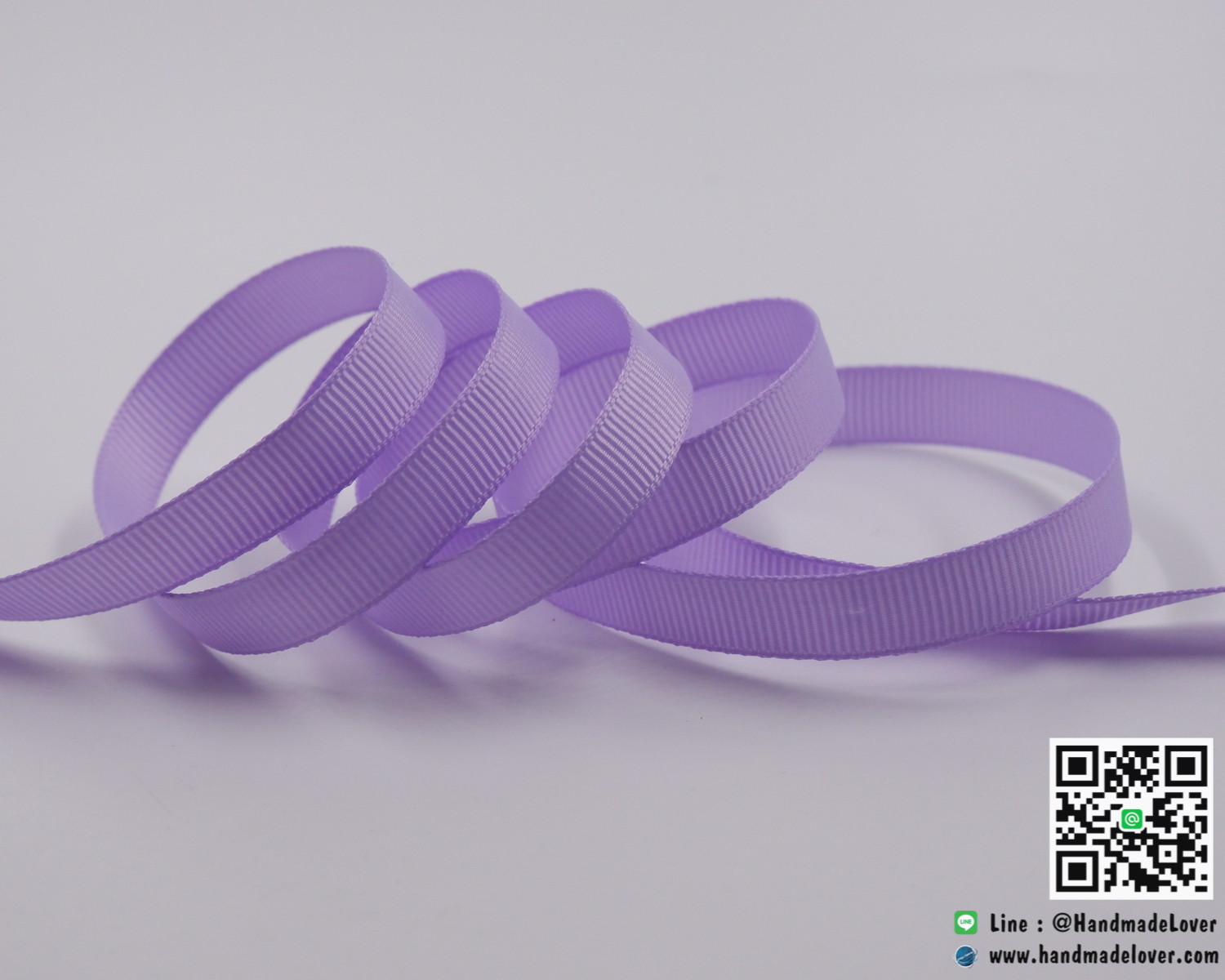 ริบบิ้นผ้าสีม่วงอ่อน (10)