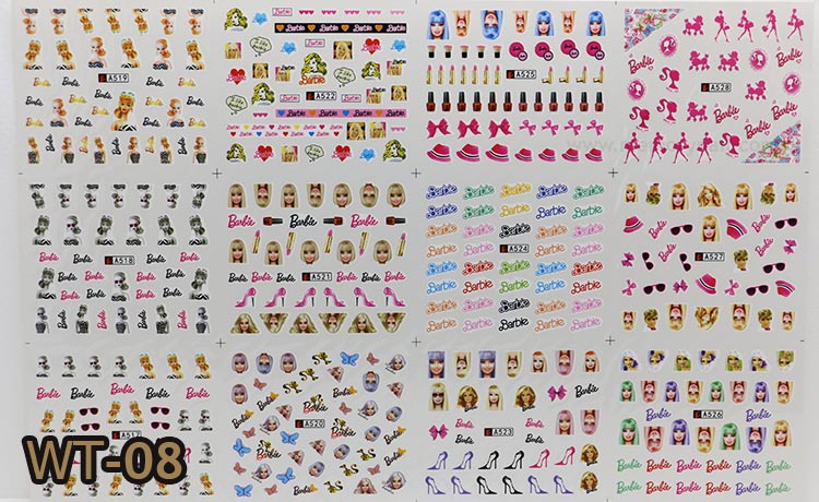 สติ๊กเกอร์ติดเล็บ ลายน้ำ