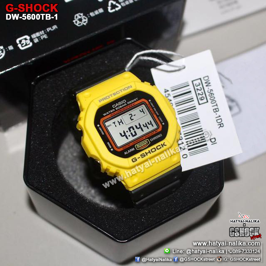 นาฬิกา Casio G-Shock Limited DW-5600TB ThrowBack 1983 series รุ่น DW-5600TB-1 ของแท้ รับประกัน1ปี