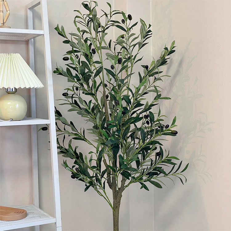 ต้นโอลีฟปลอม พร้อมกระถางดำ🌲 ( มี 5 ขนาด 60 cm. 90cm. 120cm. 150cm. 180cm. 210cm.)