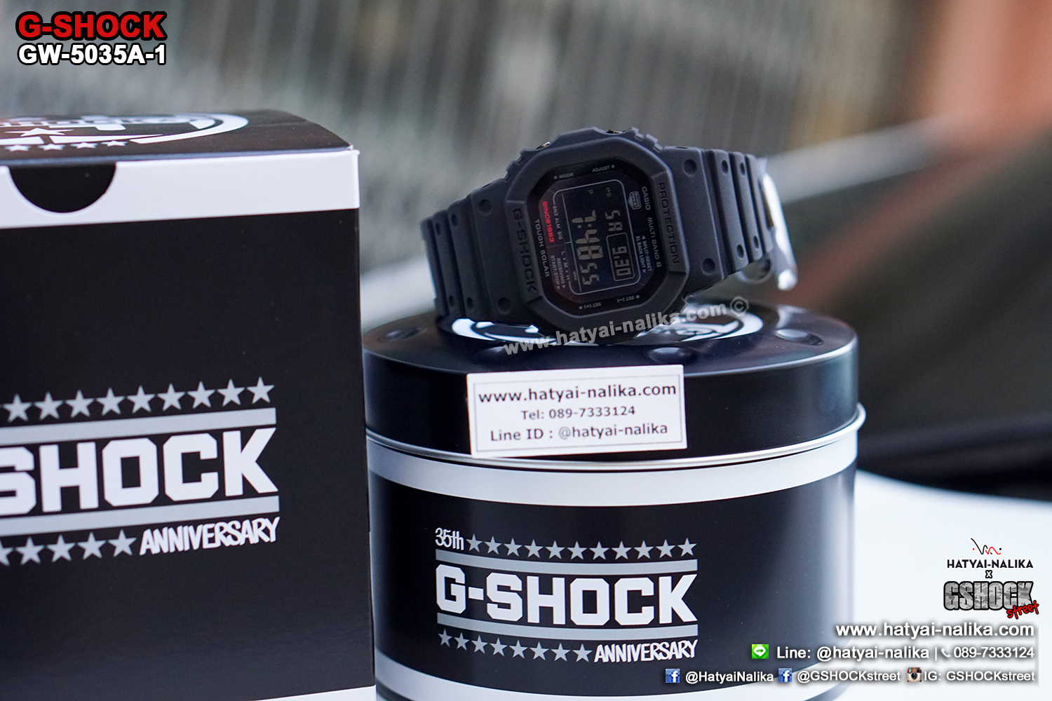 นาฬิกา Casio G-Shock 35th Anniversary Limited Edition BIG BANG BLACK series รุ่น GW-5035A-1 Made in Japan (ไม่มีขายในประเทศไทย) ของแท้ รับประกัน1ปี (นำเข้า Japan)