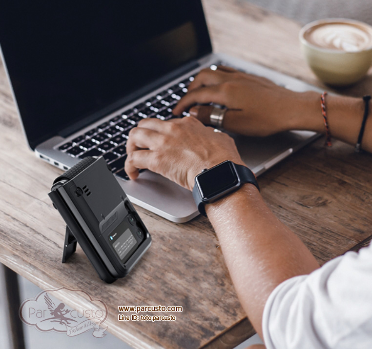 เคสกันกระแทก Samsung Galaxy Z Flip 3 [Quick Stand Active] จาก VRS [Pre-order]