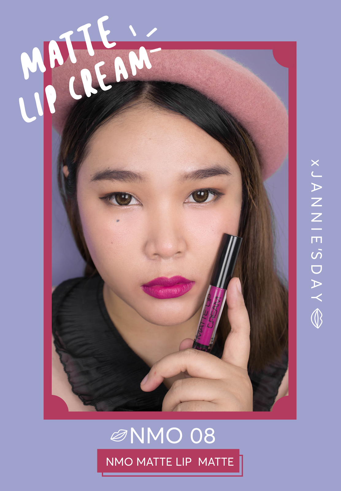 ลิปแมท Hot Pink (NM08)