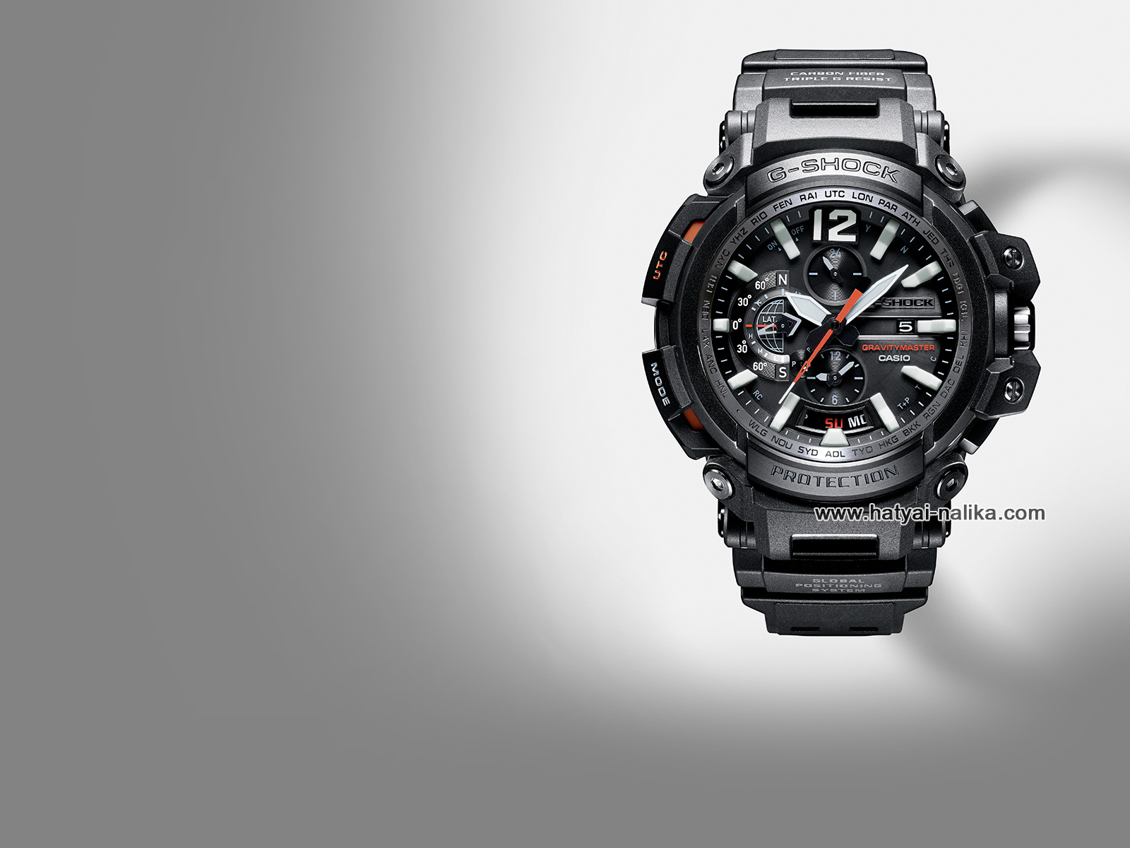 นาฬิกา Casio G-Shock นักบิน GRAVITYMASTER GPS Hybrid Waveceptor with Bluetooth GPW-2000 series รุ่น GPW-2000-1A ของแท้ รับประกัน1ปี