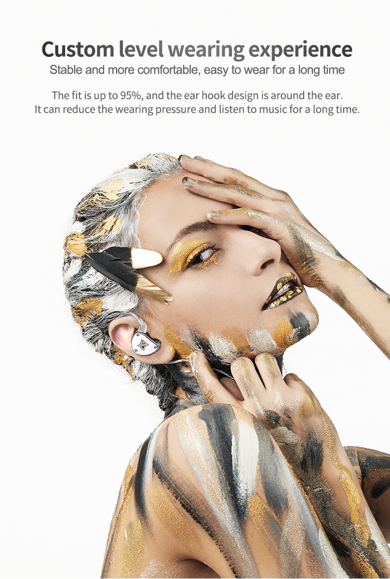 ขาย Auglamour F300 Light หูฟัง Dynamic พร้อมไมค์ สายทองแดง single crystal ชุบเงิน