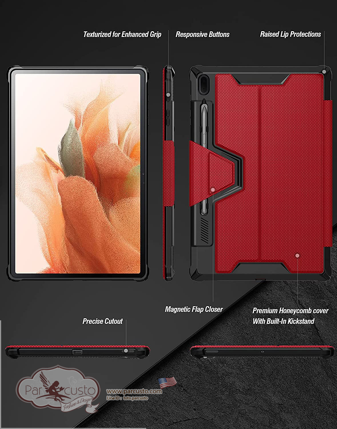 เคส Samsung Galaxy Tab S7 FE 12.4 inch 2021 [Explorer] จาก Poetic [หมด]