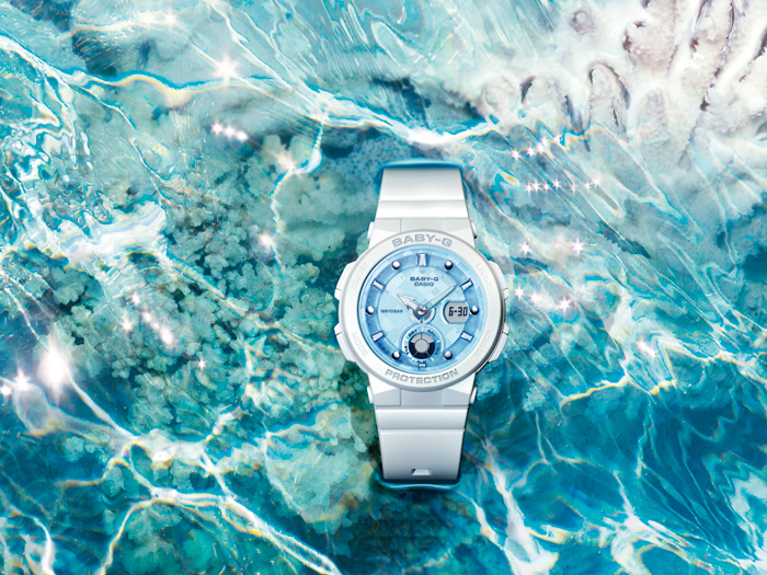 นาฬิกา Casio Baby-G Beach Traveler BGA-250 series รุ่น BGA-250-7A1 ของแท้ รับประกัน1ปี