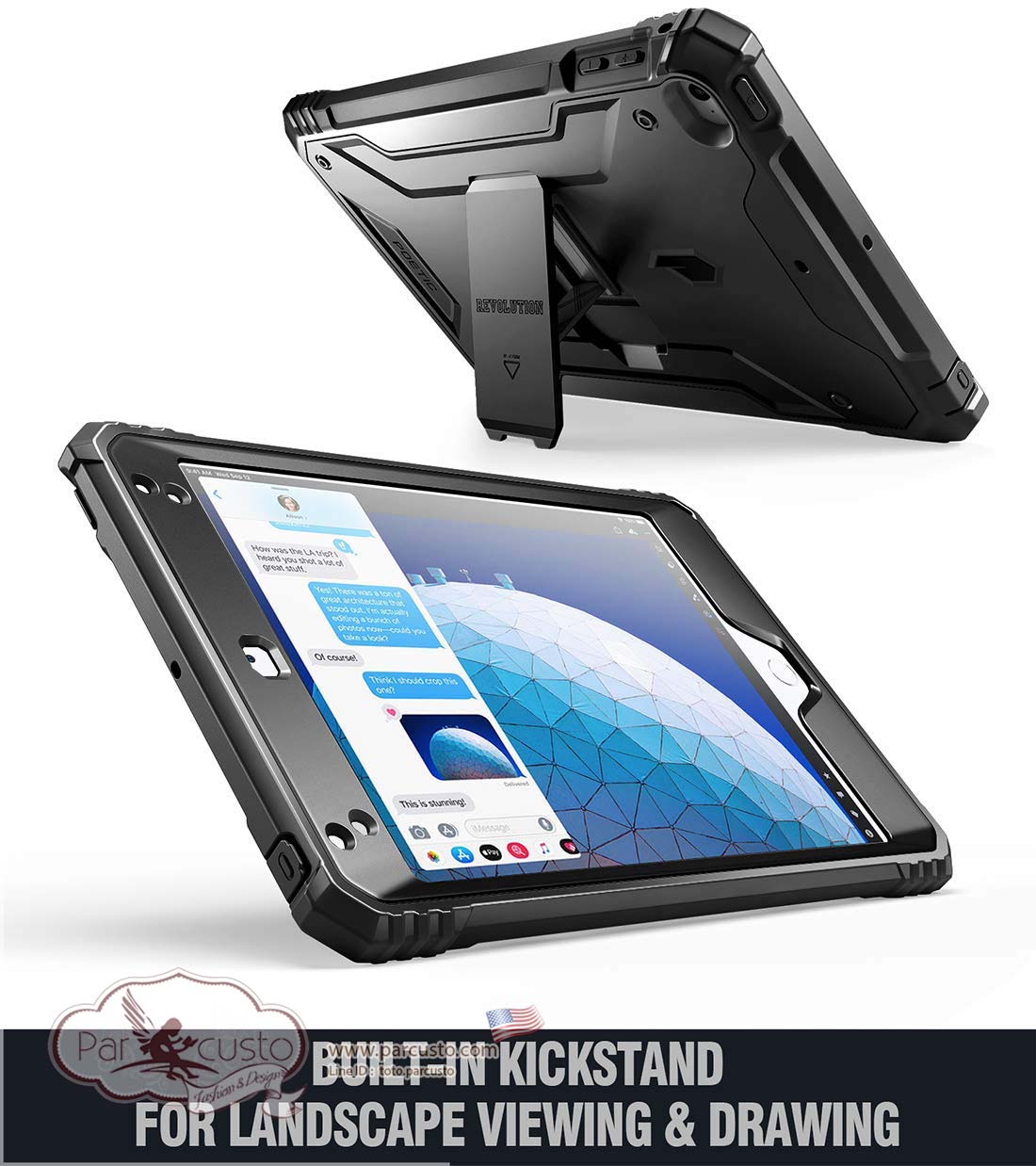 เคสกันกระแทก Apple iPad mini 5 2019 [Revolution] จาก Poetic [Pre-order USA]