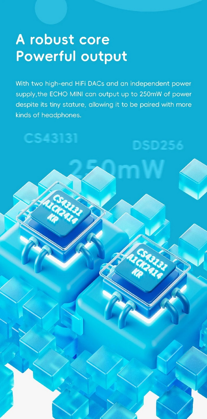 Snowsky Echo Mini DAP เครื่องเล่นพกพา lossless ชิป Dual CS43131 รองรับ Hi-Res ประกันศูนย์ไทย