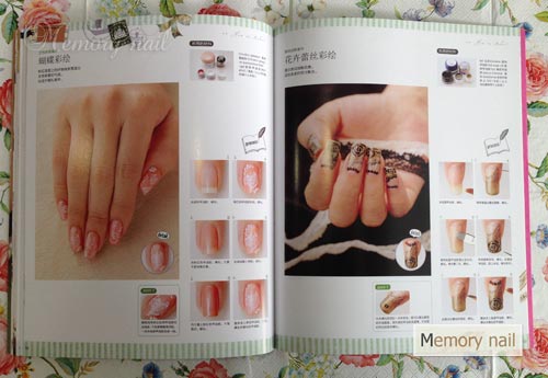 หนังสือลายเล็บ,หนังสือลายเพ้นท์เล็บ
