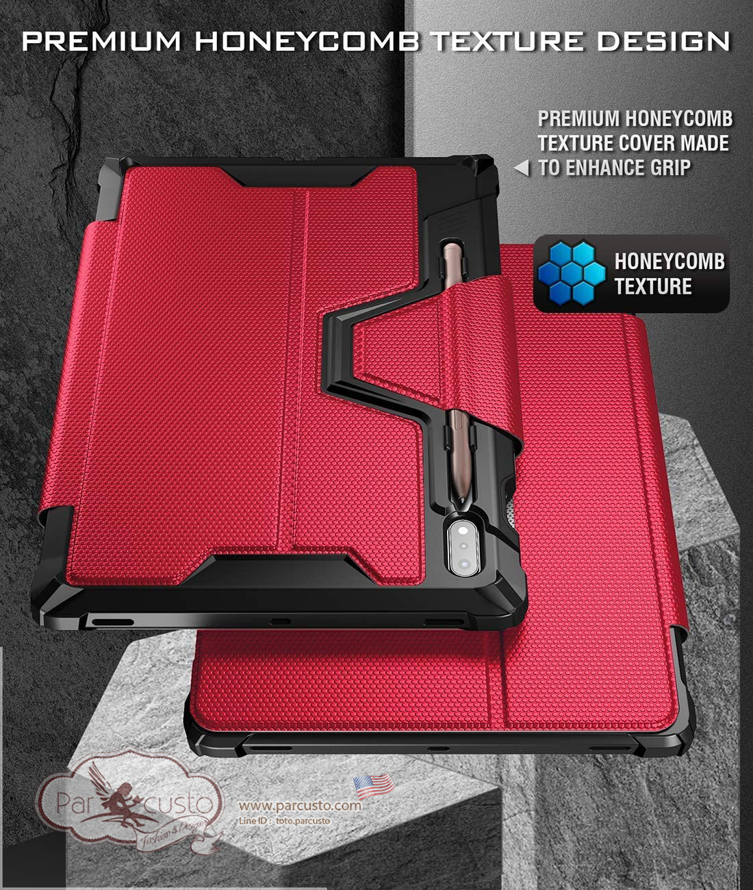 เคสกันกระแทก Samsung Galaxy Tab S7/S8 [Explorer] จาก POETIC [Pre-order USA]