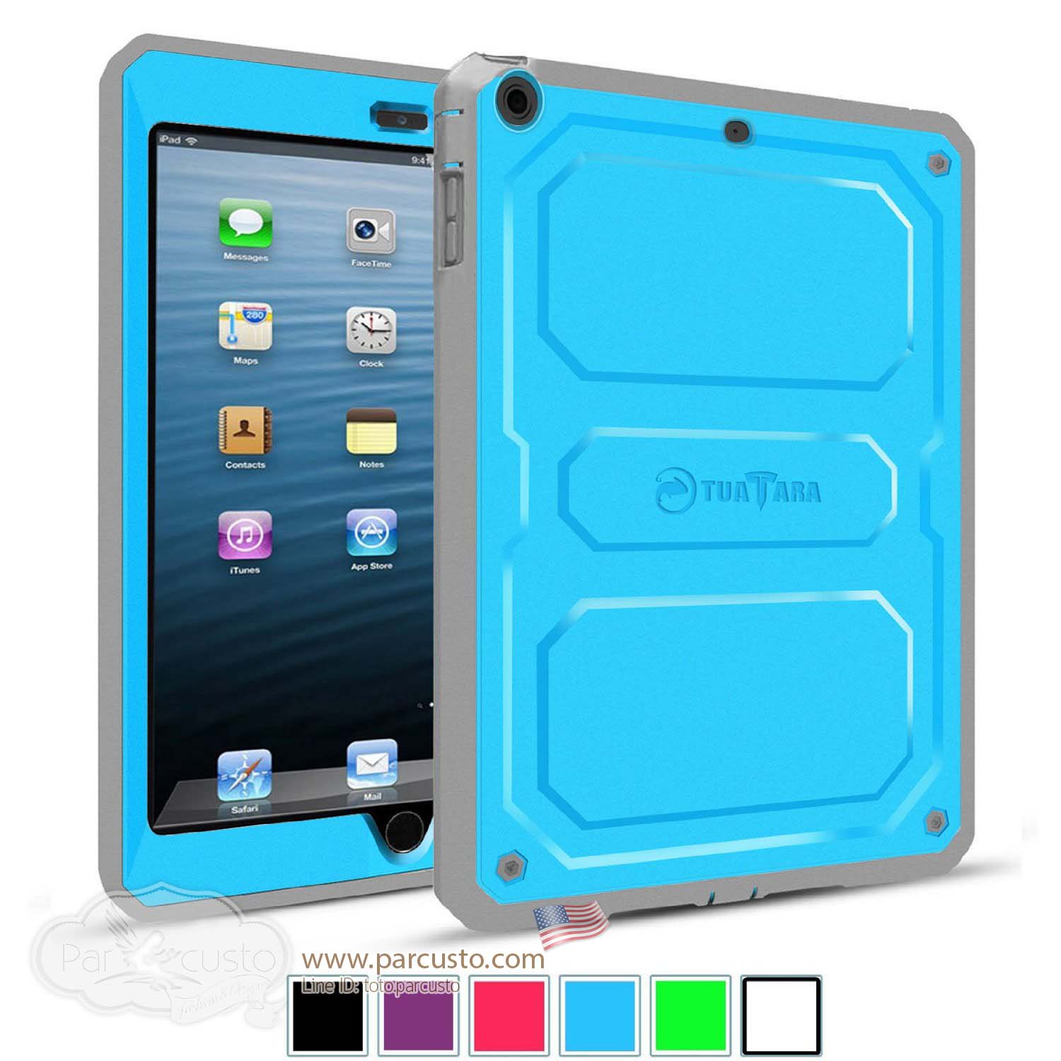 เคสกันกระแทก Apple iPad mini 1, 2, 3 [Tuatara] จาก Fintie