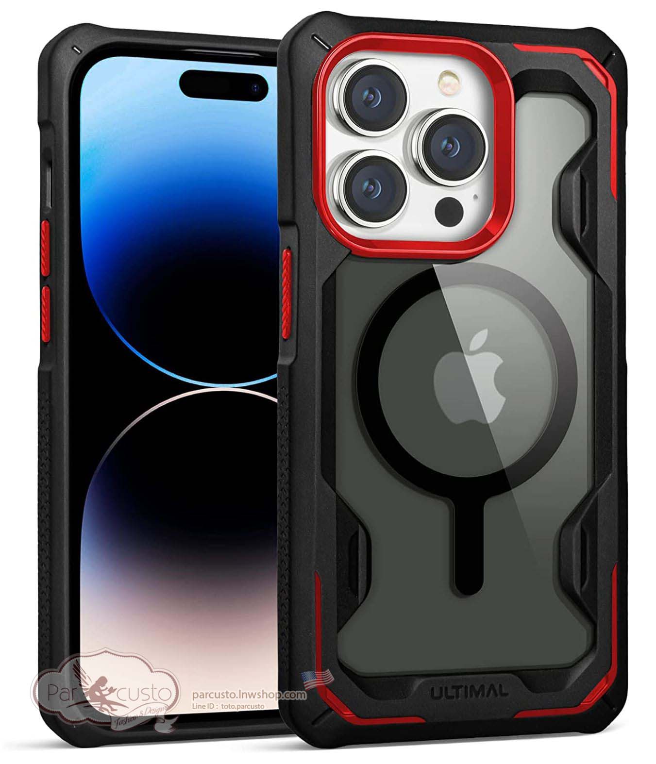 เคสกันกระแทก Apple iPhone 14 Pro Max [Rugged Military] จาก ULTIMAL (Pre-order USA)