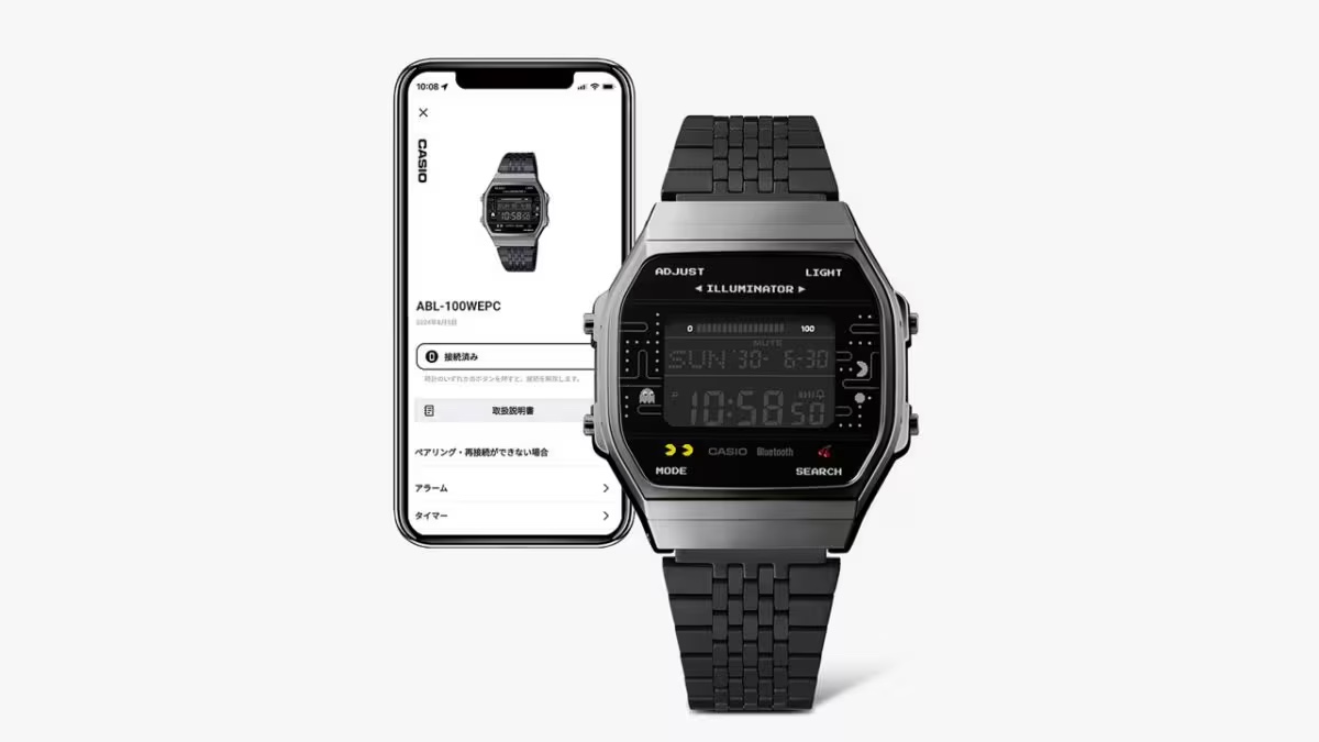 นาฬิกา คาสิโอ CASIO x PAC-MAN Limited Collaboration models รุ่น ABL-100WEPC-1B ของแท้ รับประกัน1ปี