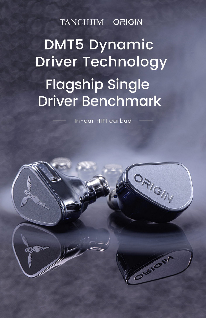 TANCHJIM Origin หูฟัง IEMs ไดรเวอร์ไดนามิก เปลี่ยนท่อนำเสียงได้ สาย OFCชุบเงิน Litz ประกันศูนย์ไทย