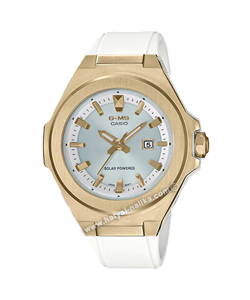 นาฬิกา Casio Baby-G G-MS MSG-S500 series รุ่น MSG-S500G-7A (สีขาวทอง) ของแท้ รับประกัน1ปี