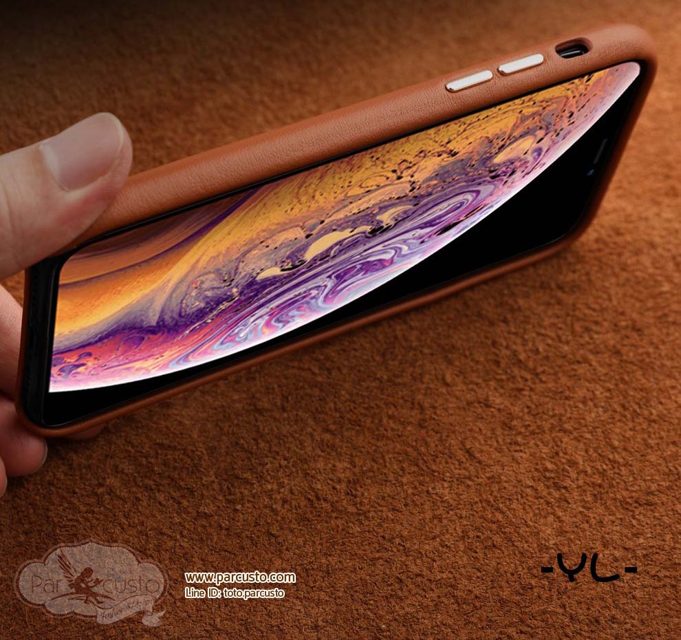 เคสหนังวัว Apple iPhone XR, Xs และ Xs Max (กรุณาระบุรุ่น) จาก YL [Pre-order]