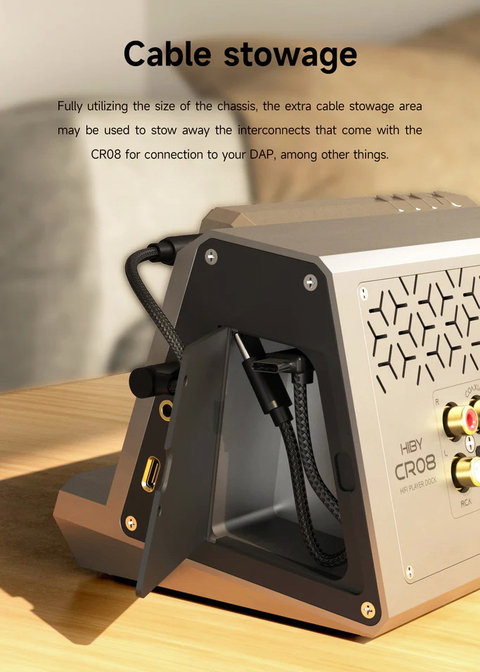 Hiby CR08 แท่นวางเครื่องเล่นเสียงดิจิตอลไฮไฟ
