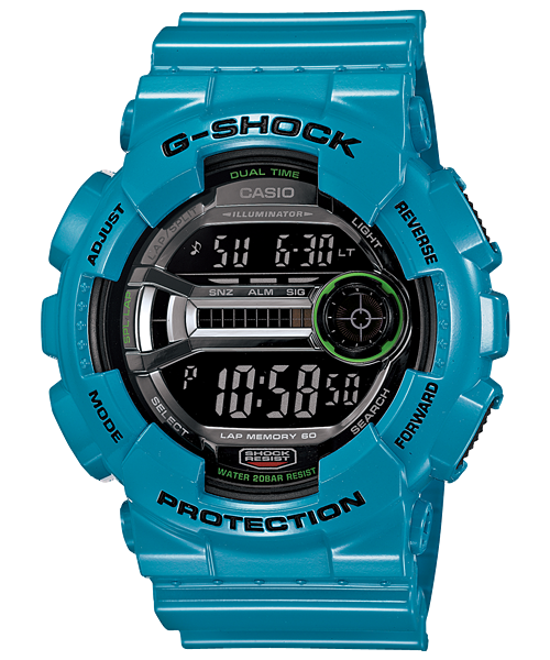 นาฬิกา คาสิโอ Casio G-Shock Standard digital รุ่น GD-110-2 “กันดั้ม Zaku Thunderbolt” (รุ่นหายาก) ของแท้ รับประกัน1ปี