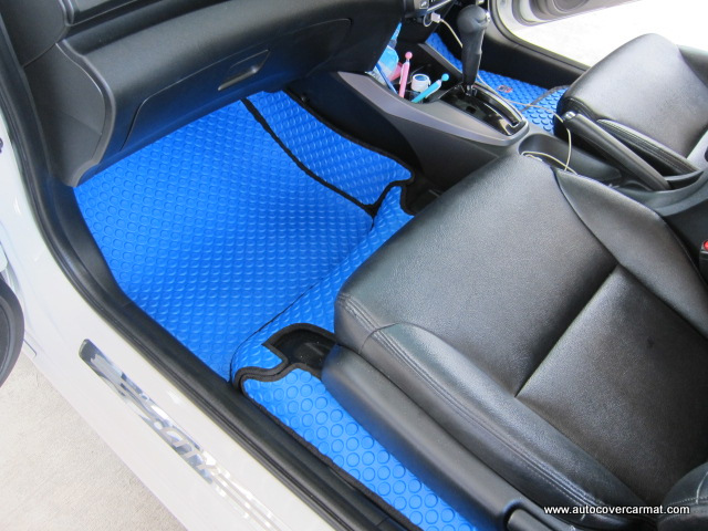 พรมปูพื้นรถยนต์ พรมกระดุม รถ HONDA CITY ปี 2008-2013 ชุดภายในห้องโดยสาร จำนวน 12 ชิ้น