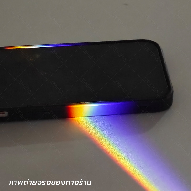แท่งปริซึมแก้ว ปริซึมสามเหลี่ยม กระจายแสงสีรุ้ง หักเหแสง Triangular Glass Prism มีหลายขนาดให้เลือก