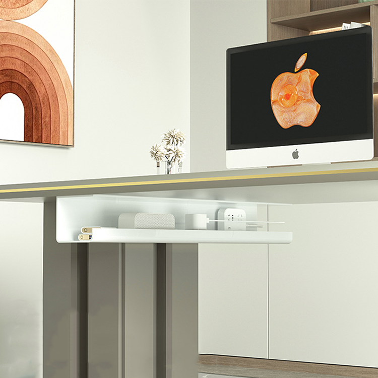 ที่เก็บรางปลั๊กใต้โต๊ะคอม