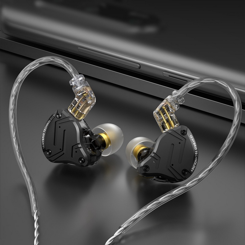 KZ ZS10 Pro X หูฟัง 5 ไดรเวอร์ 4BA+1DD ประกันศูนย์ไทย