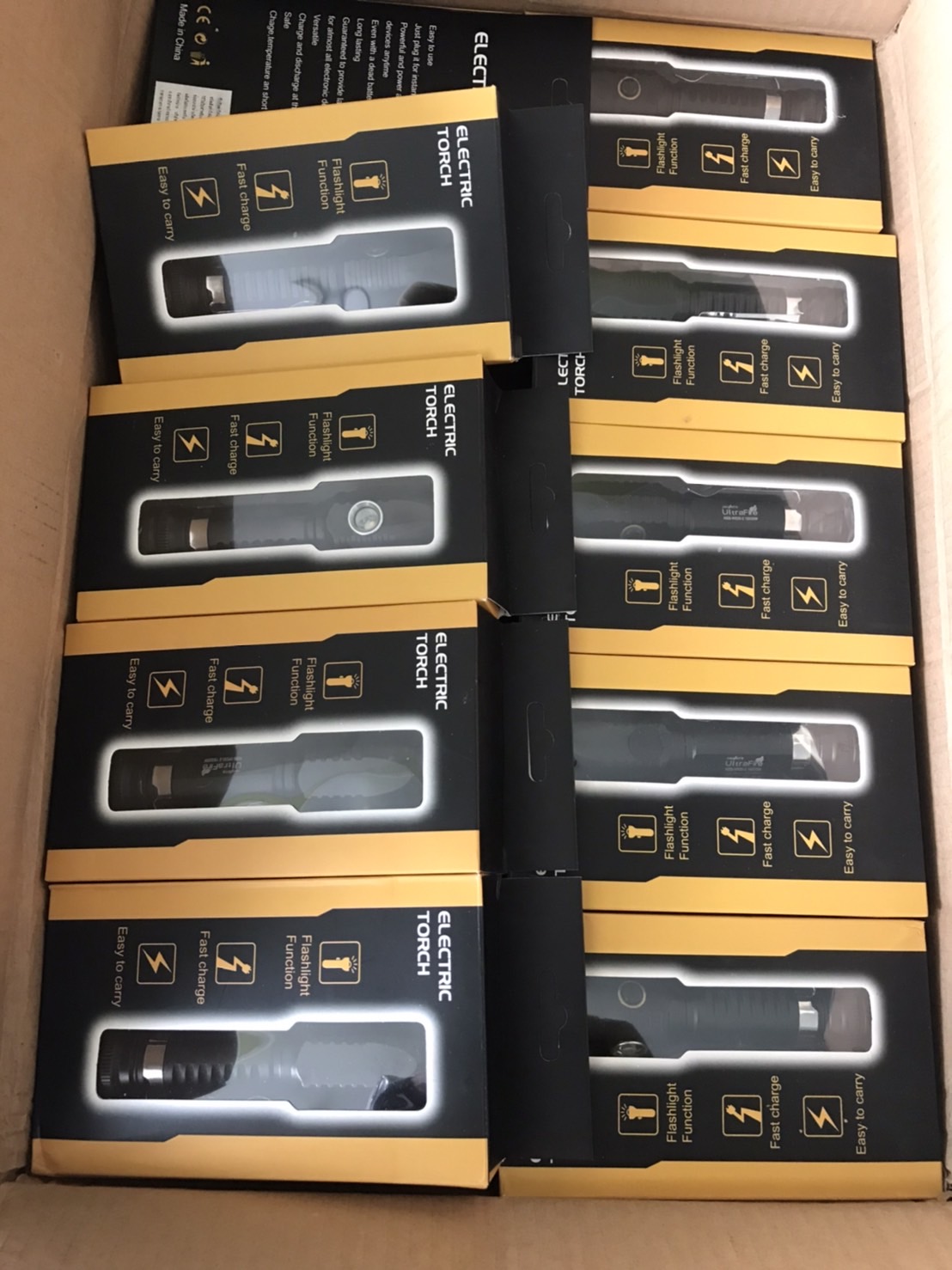 ไฟฉายเหล็กT6แบบมีSoSรหัสNSB-W530-2
