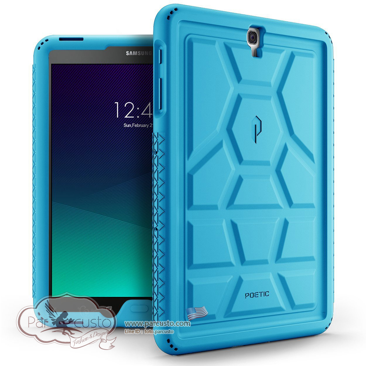 เคสซิลิโคนกันกระแทก Samsung Galaxy Tab S3 9.7 [TurtleSkin] จาก Poetic [Pre-order USA]